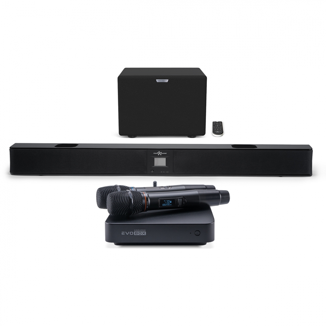 караоке-комплект EVOBOX Plus + EvoSound Bar (саундбар с караоке) в Асбесте