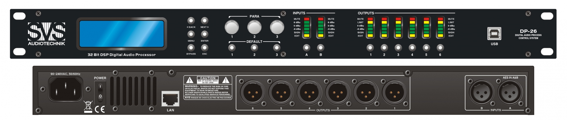 SVS Audiotechnik DP-26 Цифровой процессор: 2 входа 6 выходов в Асбесте