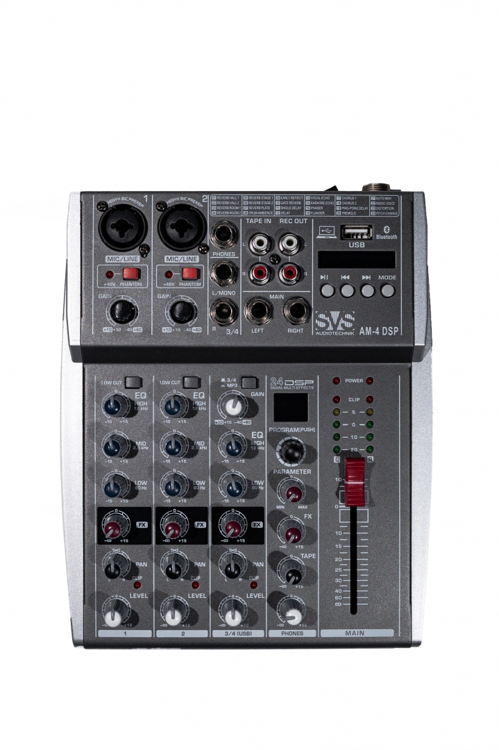 SVS Audiotechnik mixers AM-4 DSP Аналоговый микшерный пульт, 4-канала в Асбесте