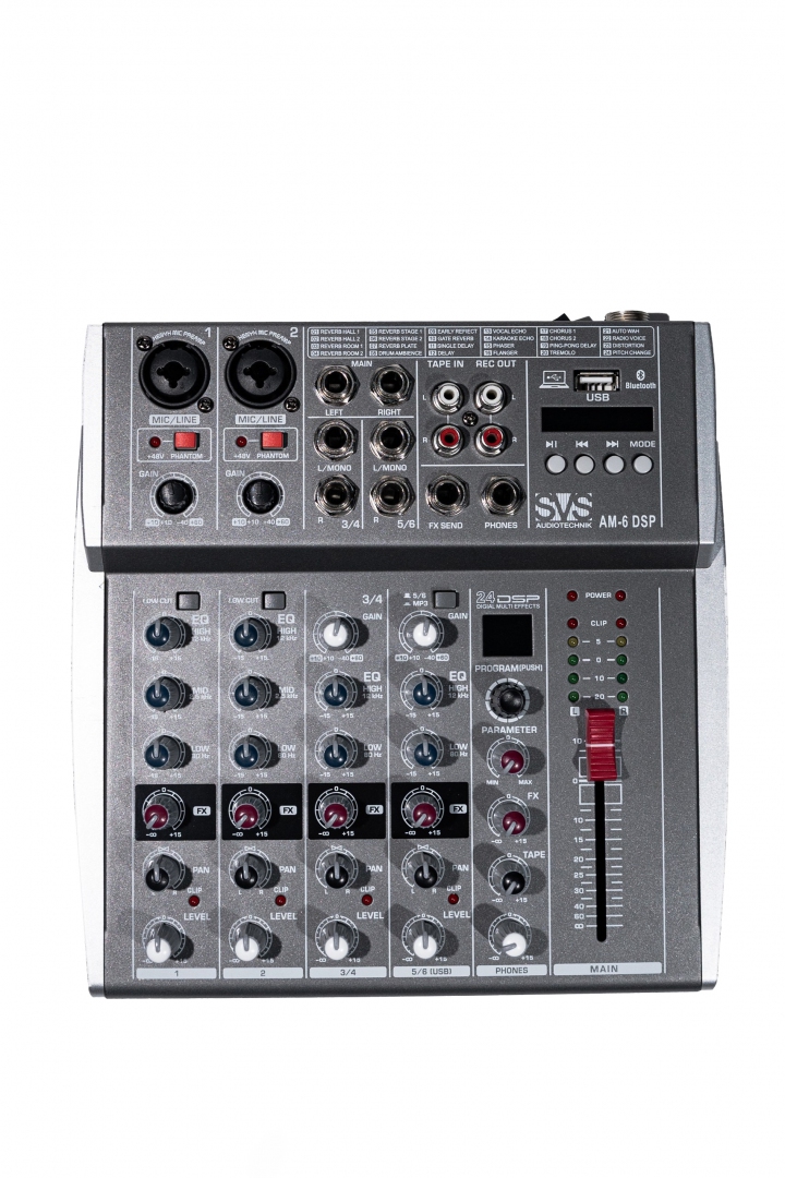 SVS Audiotechnik mixers AM-6 DSP Микшерный пульт аналоговый, 6-канальный SVS Audiotechnik mixers в Асбесте