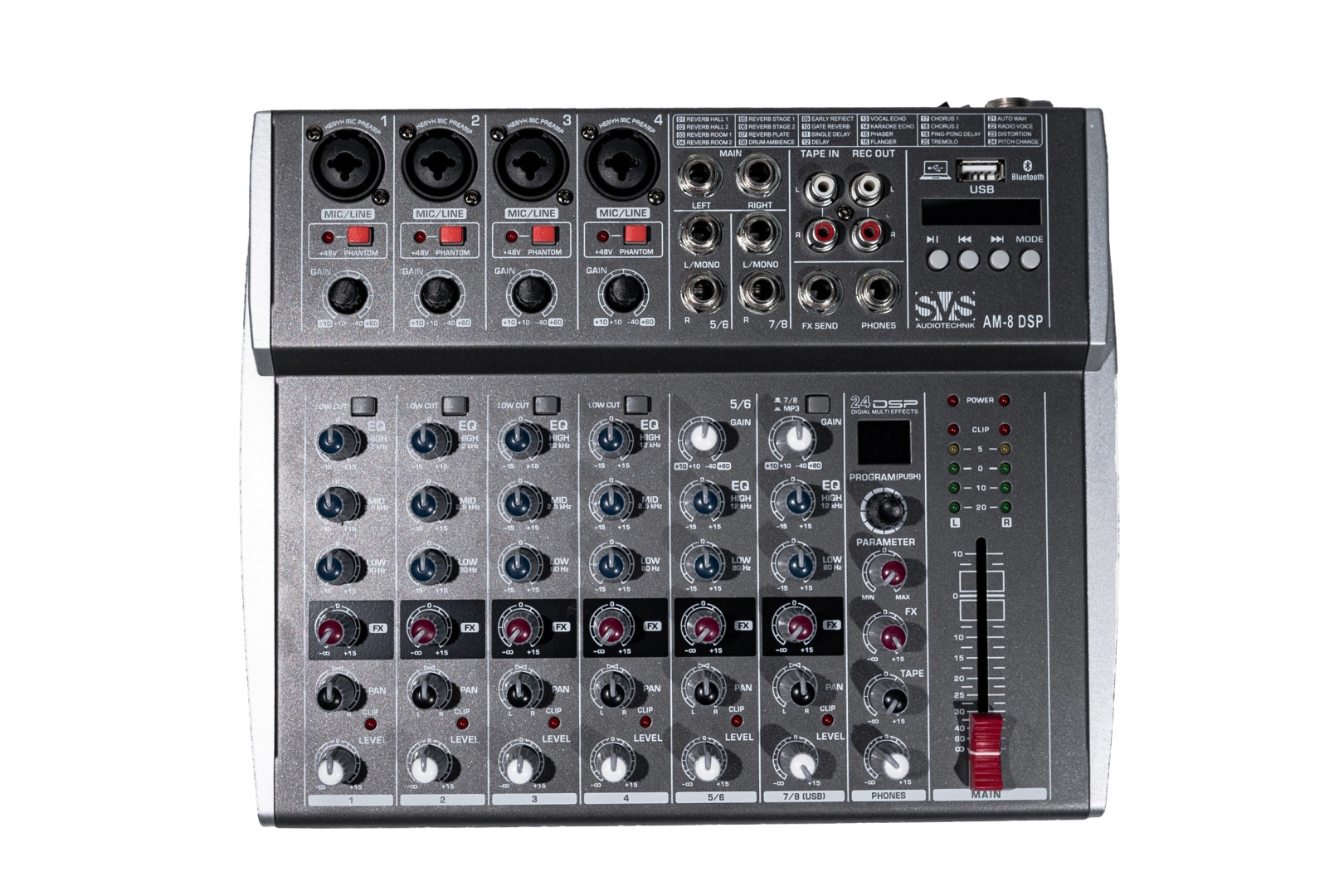 SVS Audiotechnik mixers AM-8 DSP Микшерный пульт аналоговый, 8-канальный в Асбесте