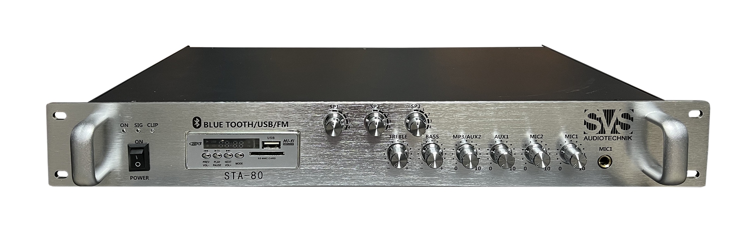 SVS Audiotechnik STA-80 Микшер-усилитель для систем Public Address в Асбесте